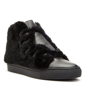Honey Faux Fur Sneaker